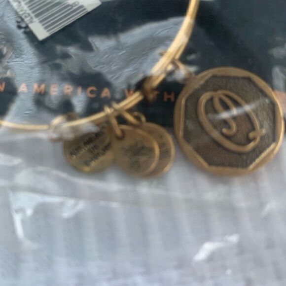 Alex and Ani | Q Initial Charm Bracelet - Picture 4 of 5